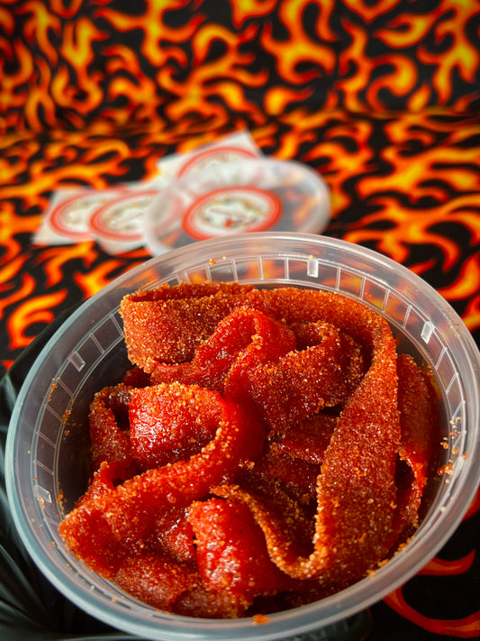 Sour strawberry belts